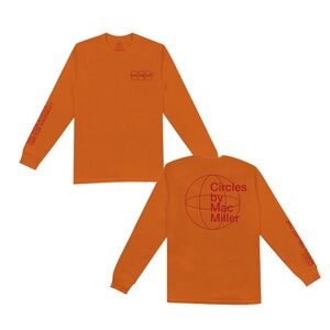 MAC MILLER TAKE A LITTLE TIME ORANGE LONG SLEEVE T-SHIRT - Size XL